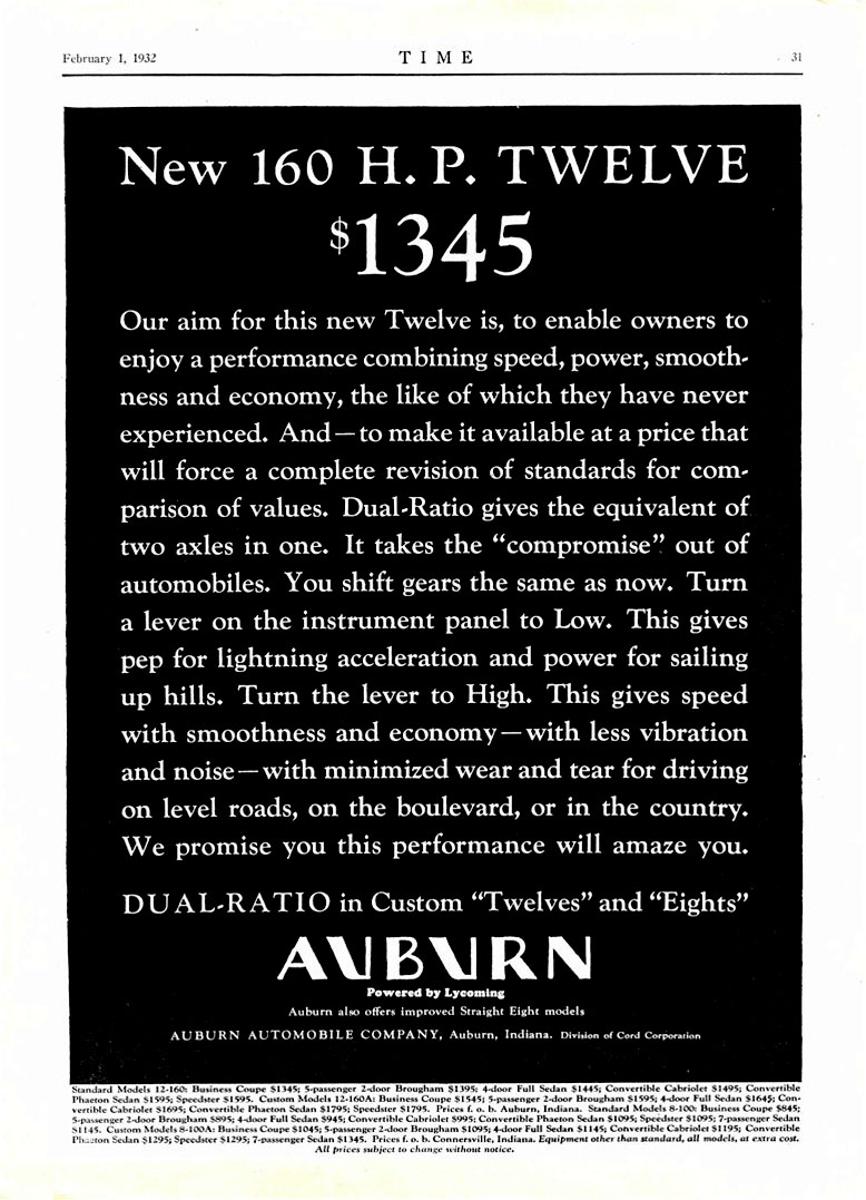 1932 Auburn 4